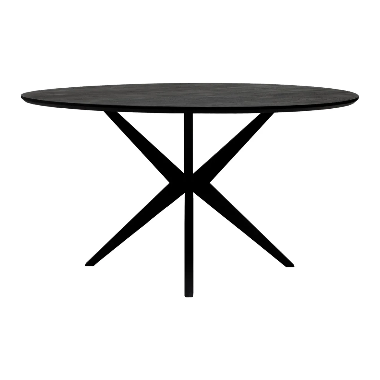 Kick tafel Havard - rond 140cm zwart