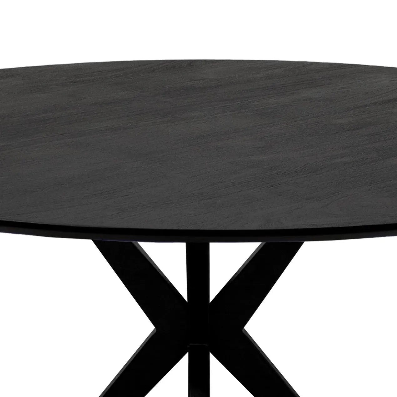 Kick tafel Havard - rond 140cm zwart