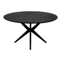 Kick tafel Havard - rond 140cm zwart