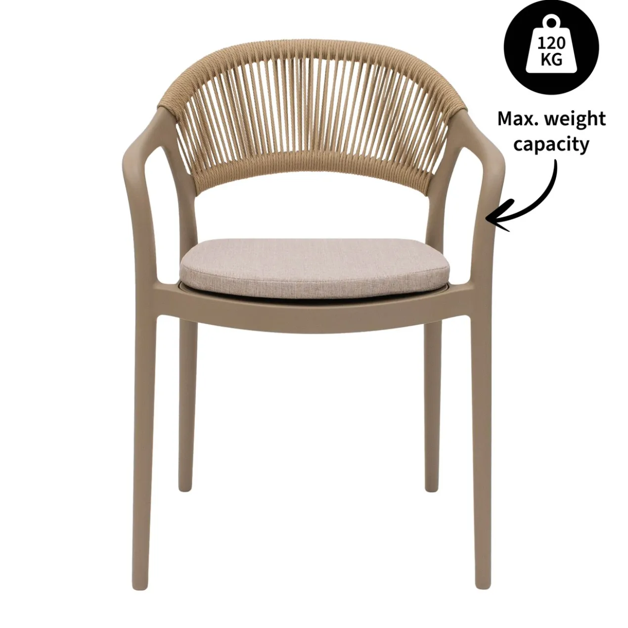 Kick Tuinstoel Coco - Beige