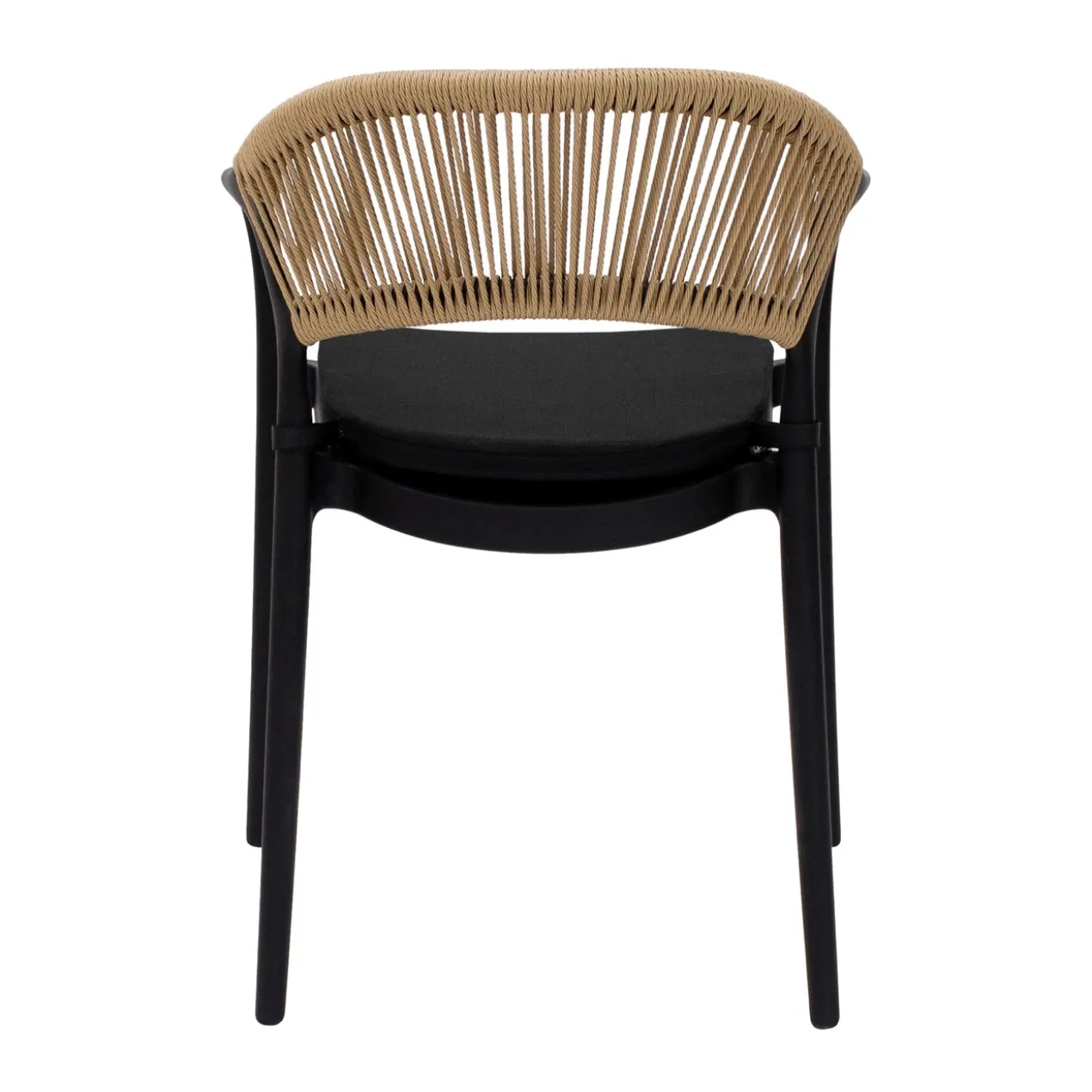 Kick Tuinstoel Coco - Zwart/beige