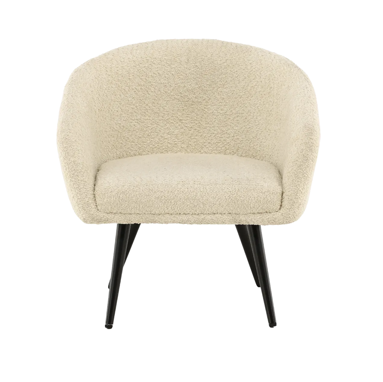 Kinderfauteuil Annika Teddystof Gebroken wit