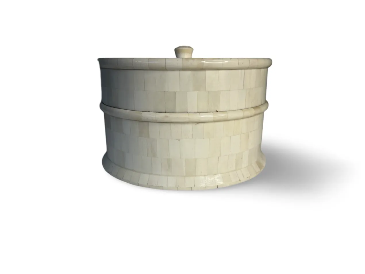 Kist bone inlay wit