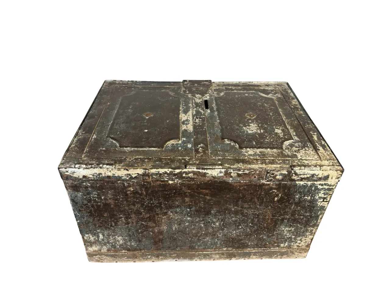Kist Iron money box uniek
