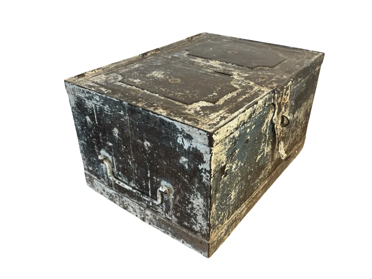 Kist Iron money box uniek