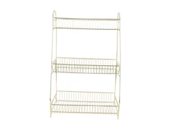 Kitchen rack Tidy large iron gold plated