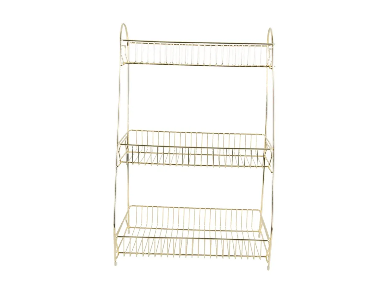 Kitchen rack Tidy large iron gold plated