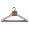 Kledinghangers hout beige - set van 6