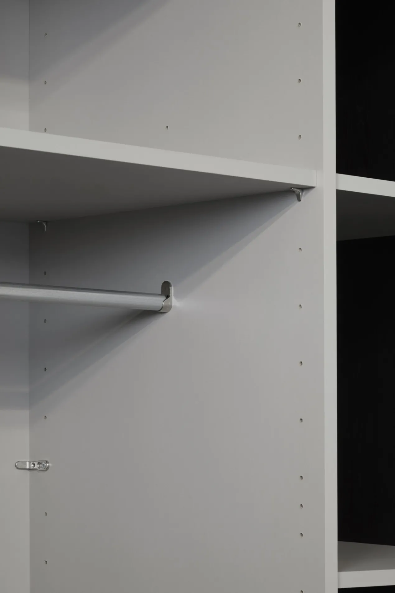 Kledingkast Nox 217 x 221 x 63 cm - Zwart