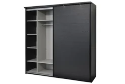 Kledingkast Nox 217 x 221 x 63 cm - Zwart