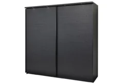 Kledingkast Nox 217 x 221 x 63 cm - Zwart