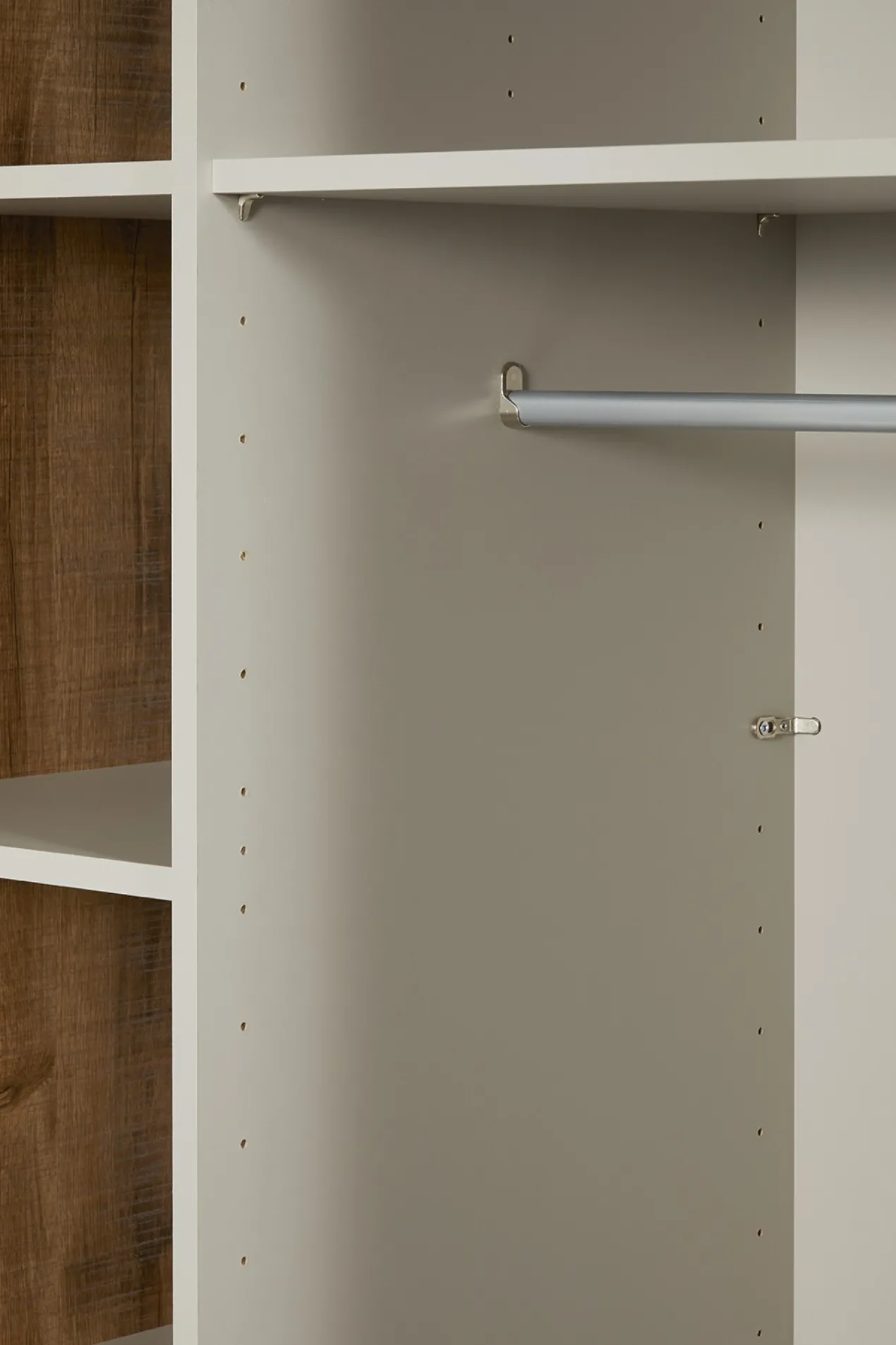 Kledingkast Tropix 245 x 221 x 63 cm - Mango fineer