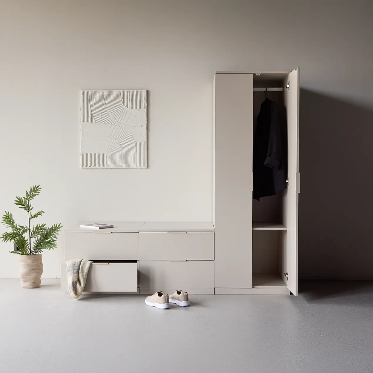 Kledingkast Vesper Beige