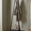 Kledingrek Ravi zwart metaal 180 cm