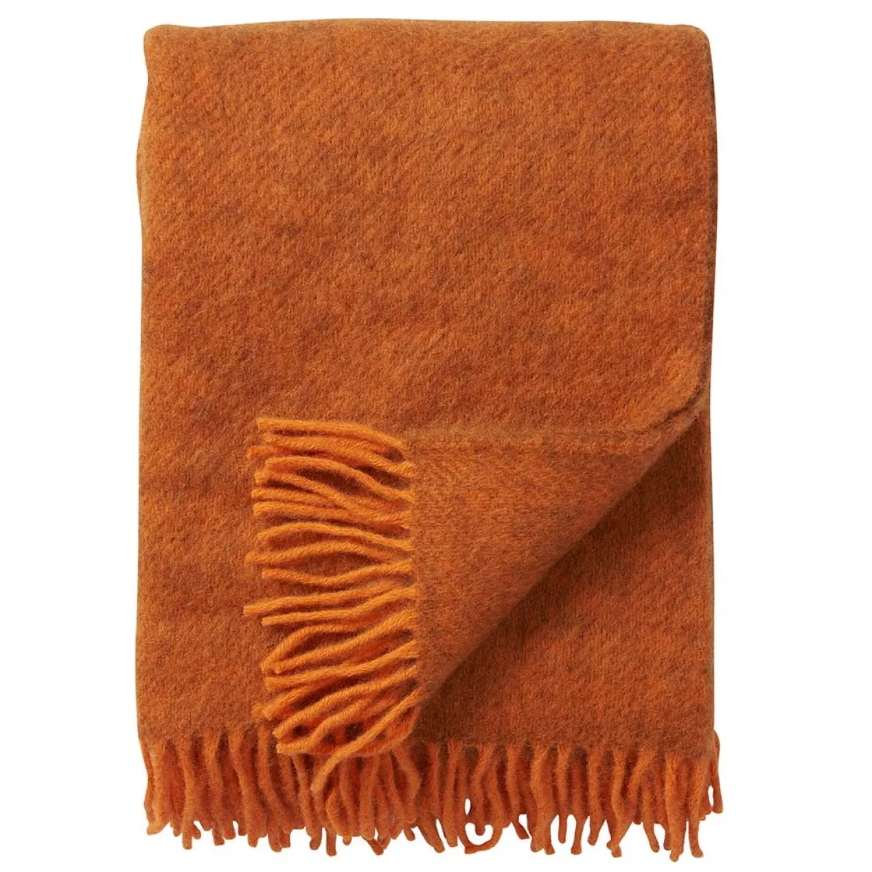 Klippan plaid Gotland orange