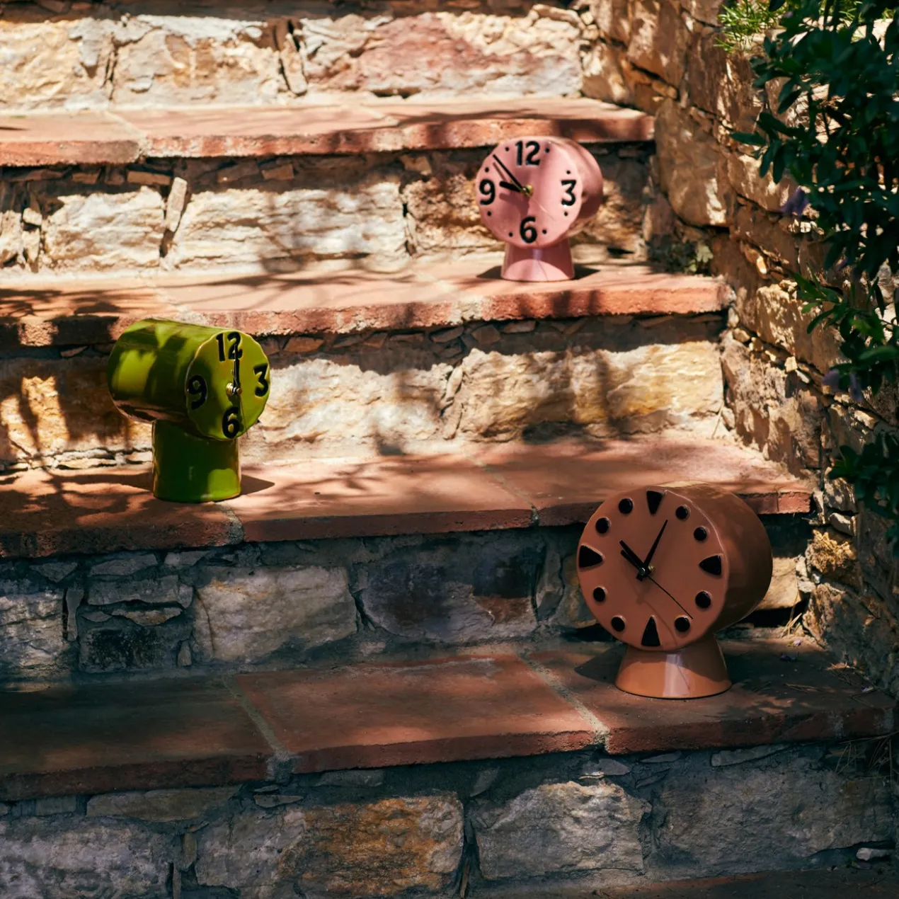 Klok Retro Ceramic peach