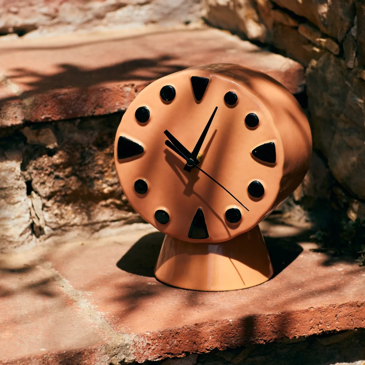 Klok Retro Ceramic peach