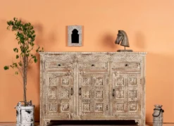 Kochi - Handgesneden Mangohouten Dressoir