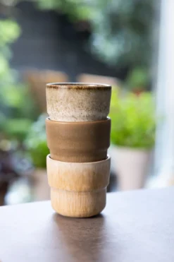 Koffiekopje Coral Clay - set van 2