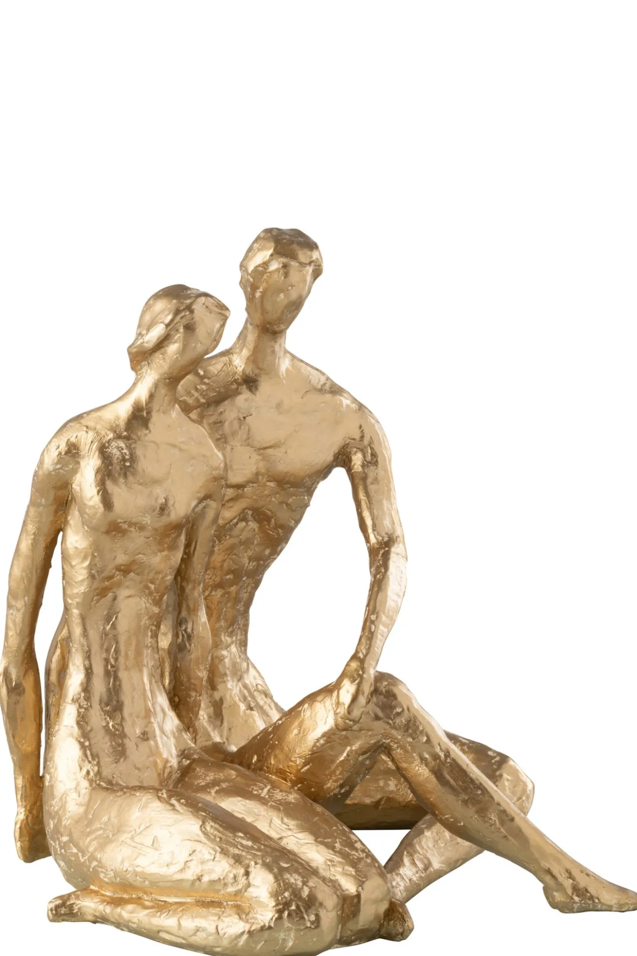 Koppel zittend goud