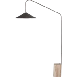 Korn vloerlamp metaal chroom