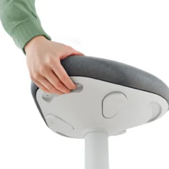 Kruk Actieve met gasveer 57-82 cm lichtgrijs