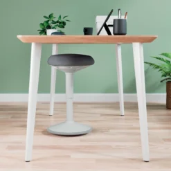 Kruk Actieve met gasveer 47-64 cm lichtgrijs