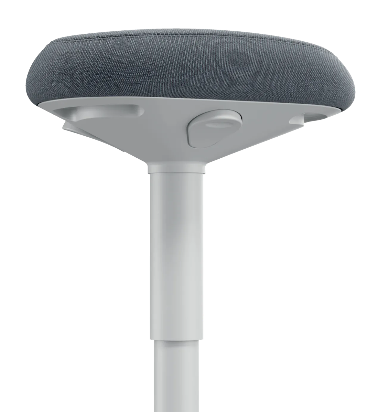 Kruk Actieve met gasveer 47-64 cm lichtgrijs