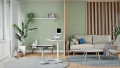 Kruk Actieve met gasveer 47-64 cm lichtgrijs