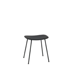 Kruk Fiber met zwart stalen onderstel black