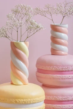 Kruk Macaron - Zachtgeel