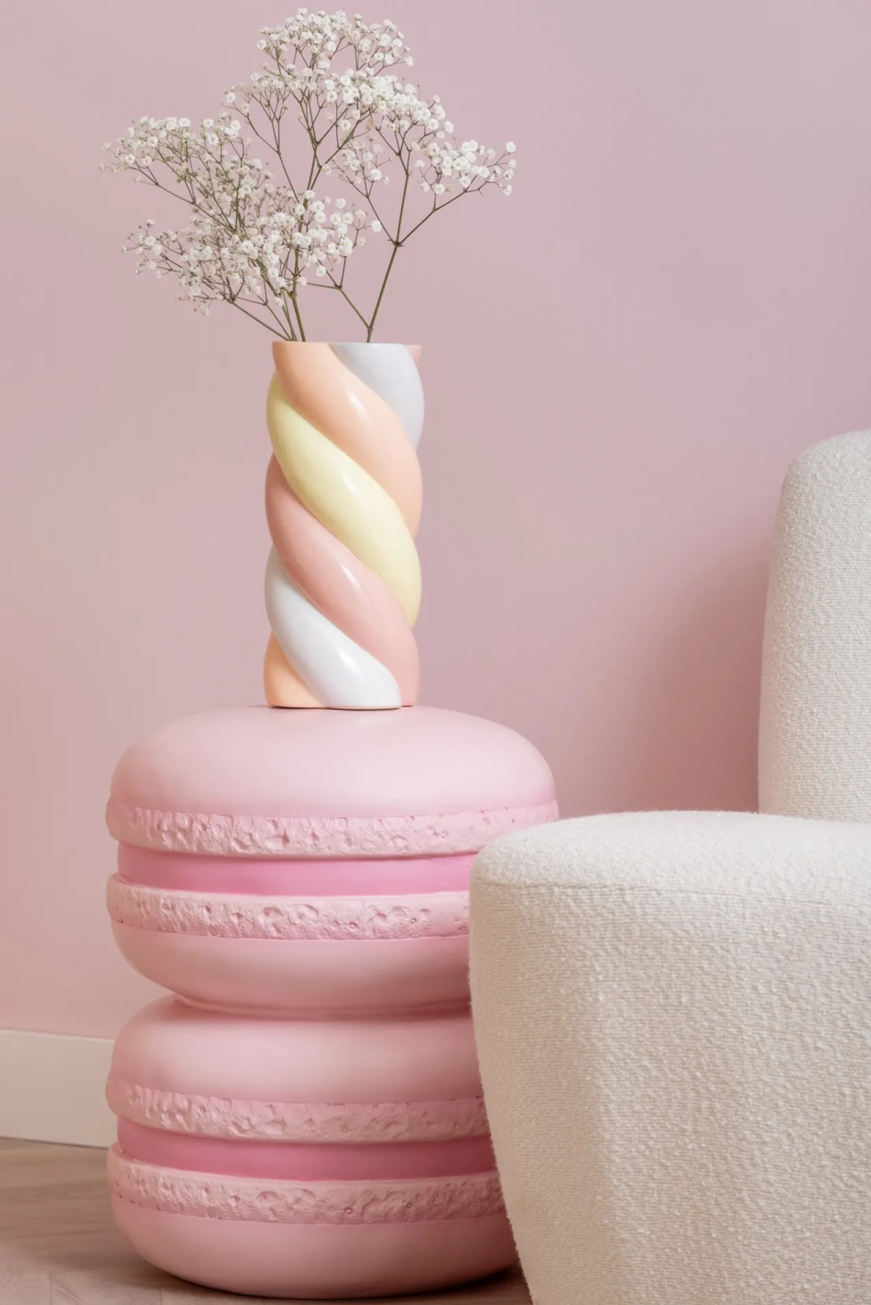 Kruk Macaron - Zachtroze