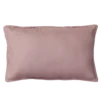 Kussen grof linnen oud roze 58x37cm