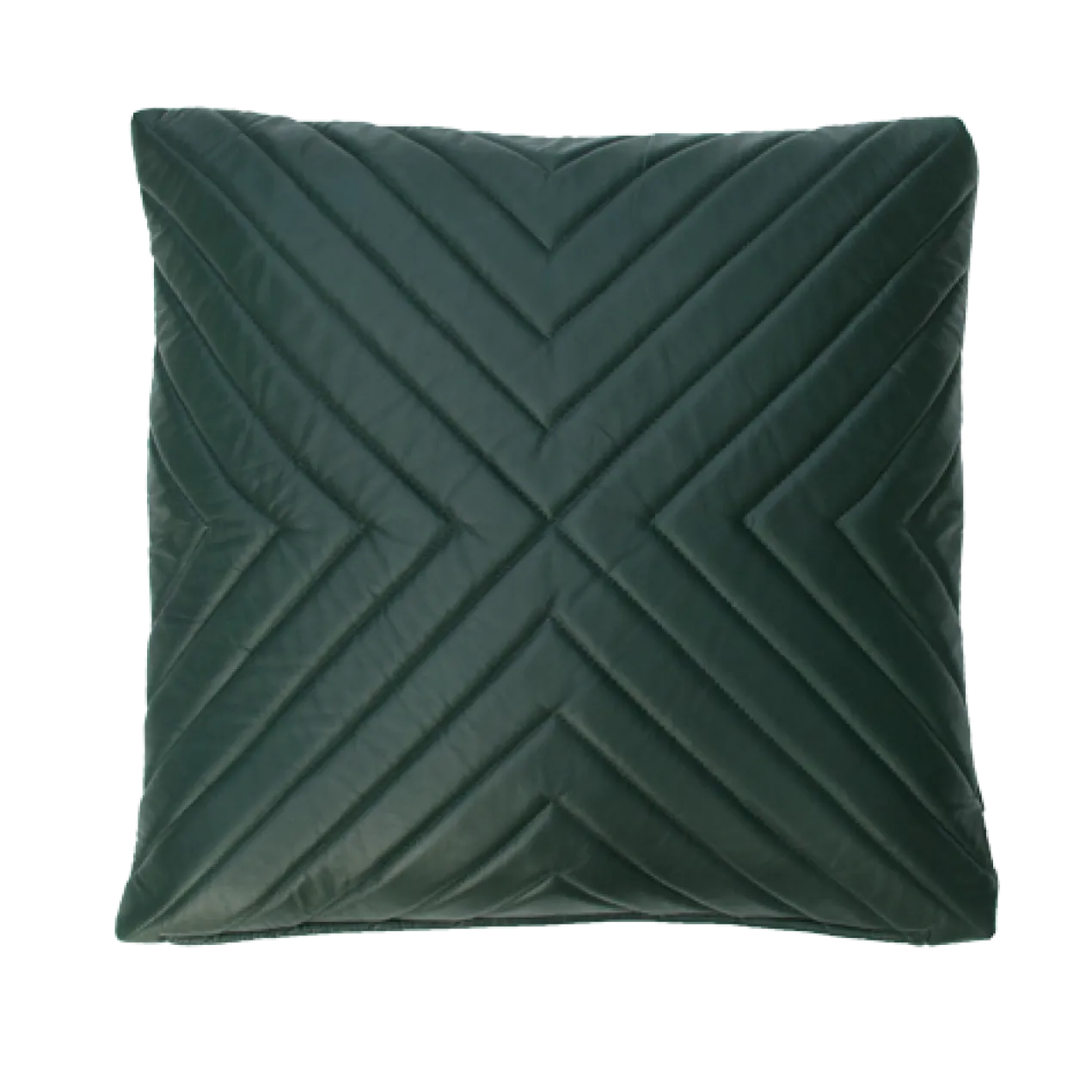 Kussen leer bottlegreen Leren kussen bottlegreen