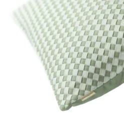 Kussen linnen Woven Dewgreen/offwhite