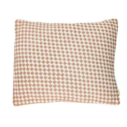 Kussen linnen Woven Duskypink/offwhite