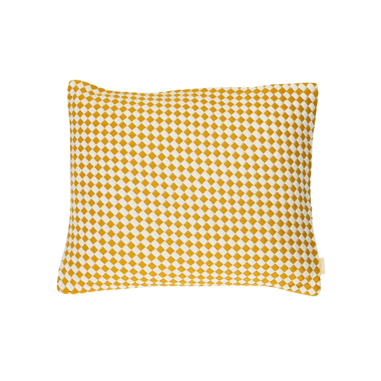 Kussen linnen Woven Ochre/offwhite