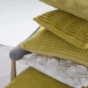 Kussen Richstitch linnen charcoal