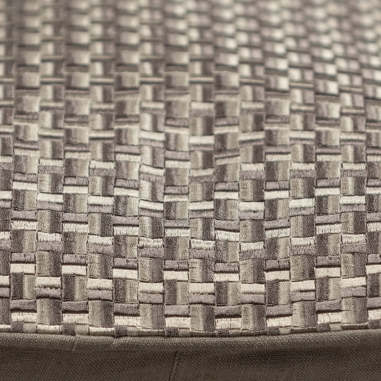 Kussen Richstitch linnen charcoal