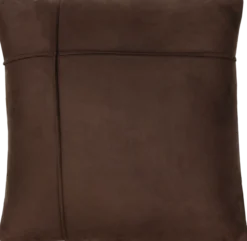 Kussen ruit suède d.choco 46x46cm