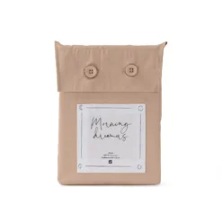 Kussensloop Cotton Satin misty rose 60x70 cm - set van 2