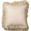 Kussen Tibetaans Schapenvacht 45x45 cm Camel