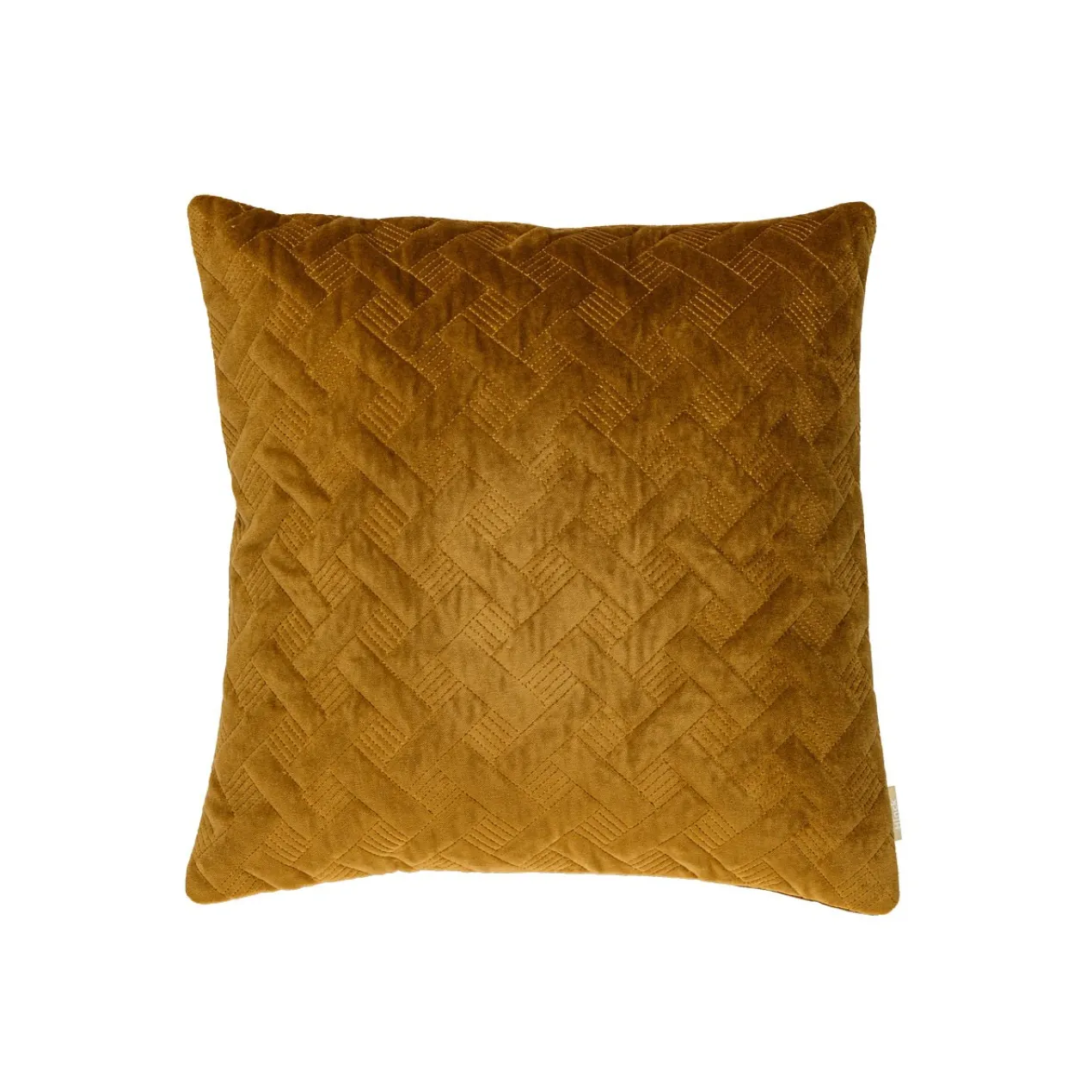 Kussen velours Grids gold