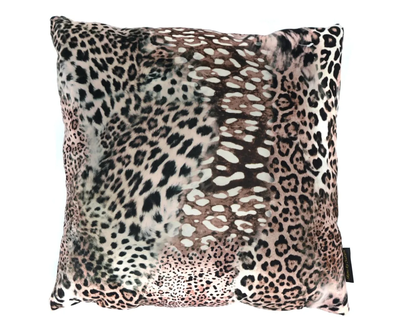 Kussen velvet panterprint 45 x 45cm