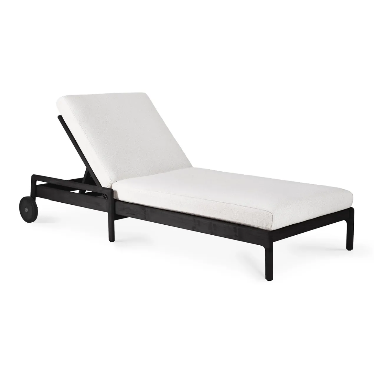 Kussen voor teak Jack adjustable lounger zwart - off white