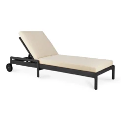 Kussen voor teak Jack adjustable lounger zwart - naturel