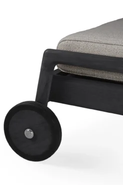 Kussen voor teak Jack adjustable lounger zwart - mocha