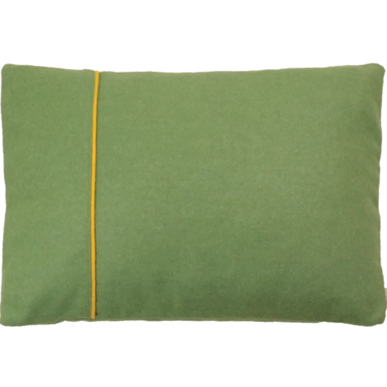 Kussen Wolvilt basic fold Wolvilt basic fold groen-geel