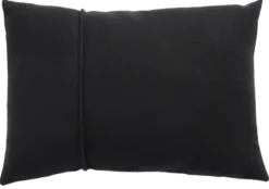 kussen wol zwart naad 40x60cm