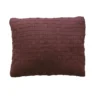Kussen Woven linnen darkrose